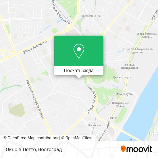 Карта Окно в Летто