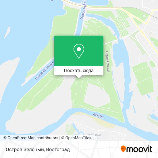 Карта Остров Зелёный