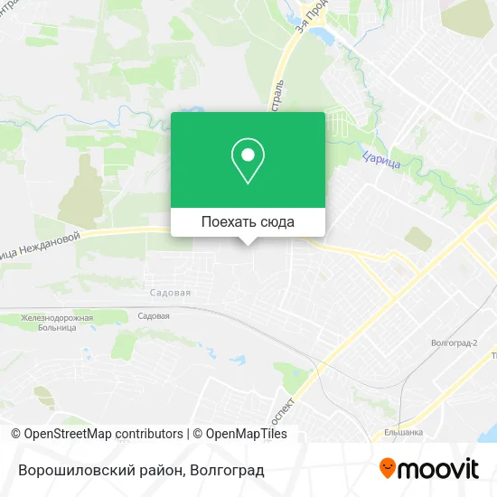 Карта Ворошиловский район