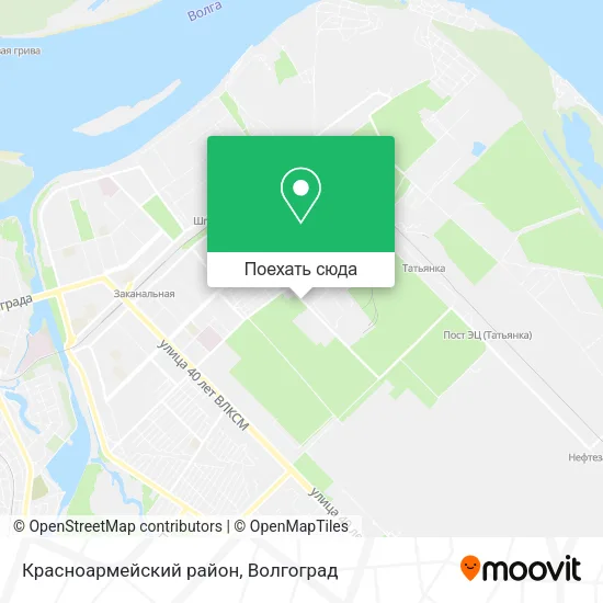 Карта Красноармейский район