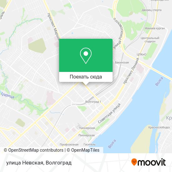 Карта улица Невская