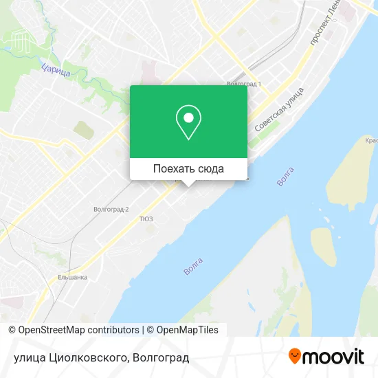 Карта улица Циолковского
