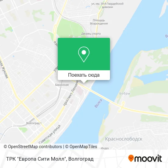 Карта ТРК "Европа Сити Молл"