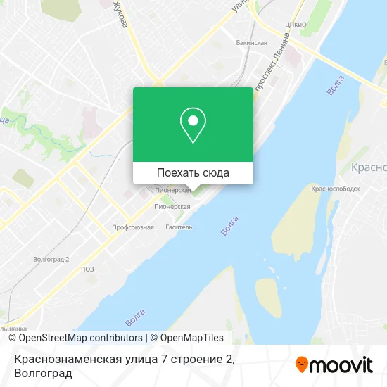 Карта Краснознаменская улица 7 строение 2