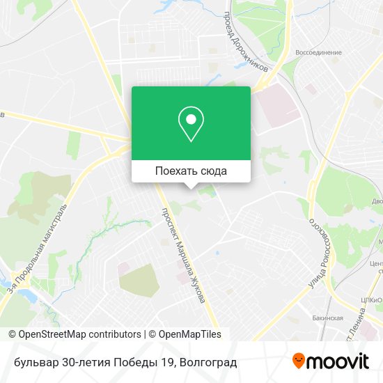 Карта бульвар 30-летия Победы 19