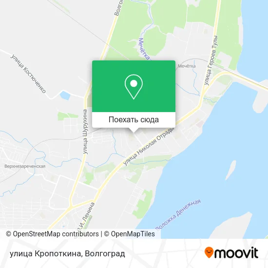 Карта улица Кропоткина