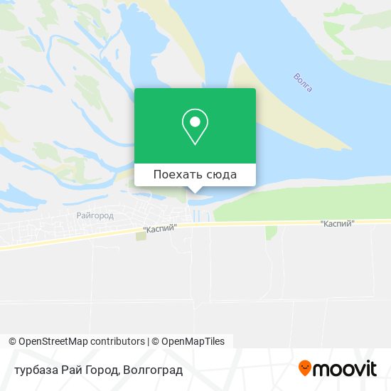 Карта турбаза Рай Город