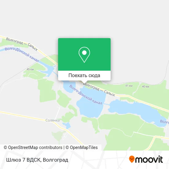 Карта Шлюз 7 ВДСК