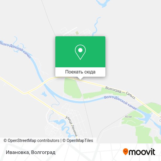 Карта Ивановка