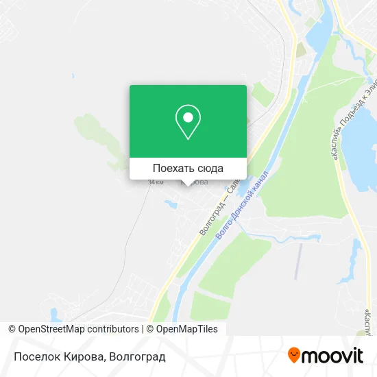 Карта Поселок Кирова