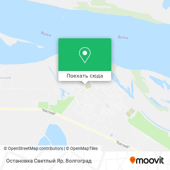 Карта Остановка Светлый Яр