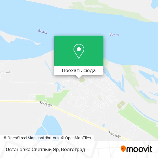 Карта Остановка Светлый Яр
