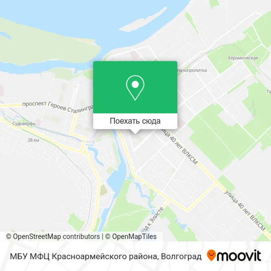 Карта МБУ МФЦ Красноармейского района