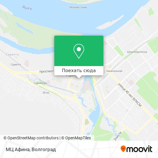 Карта МЦ Афина