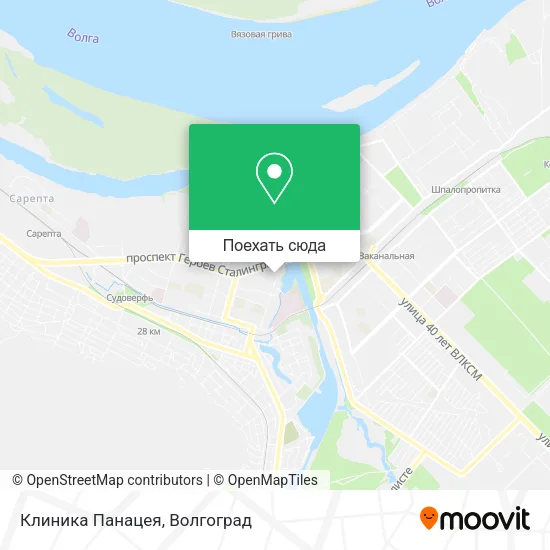 Карта Клиника Панацея