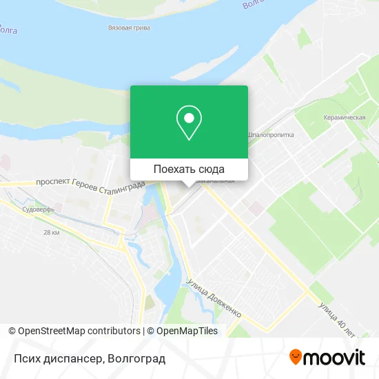 Карта Псих диспансер