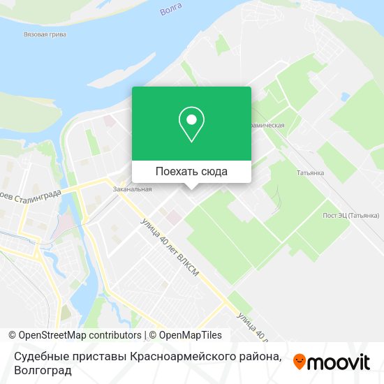 Карта Судебные приставы Красноармейского района