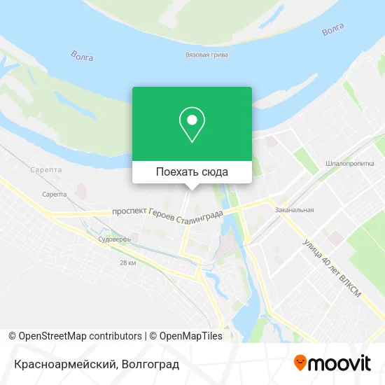 Карта Красноармейский