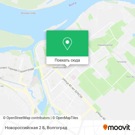 Карта Новороссийская 2 Б