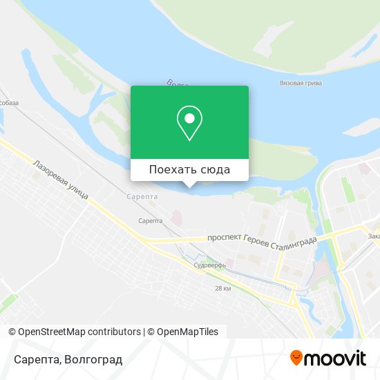 Карта Сарепта