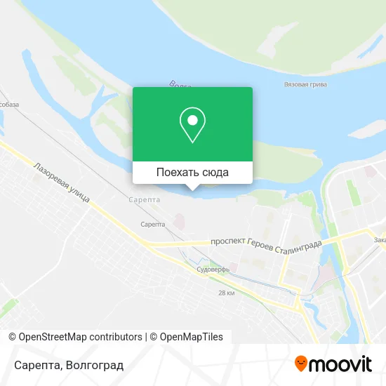 Карта Сарепта