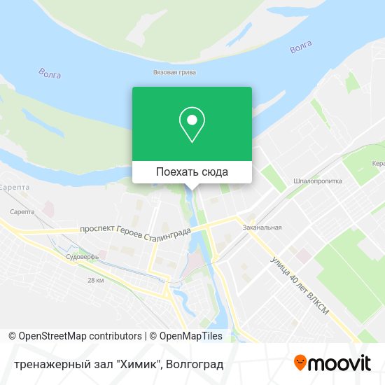Карта тренажерный зал "Химик"