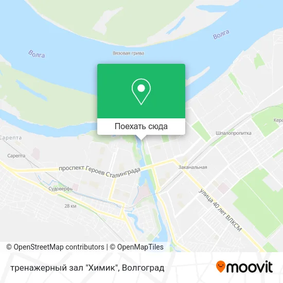 Карта тренажерный зал "Химик"