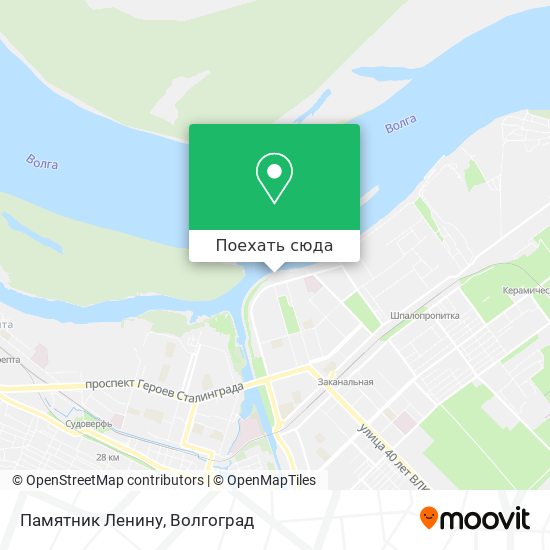 Карта Памятник Ленину