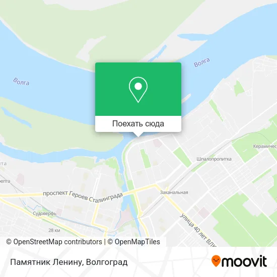 Карта Памятник Ленину