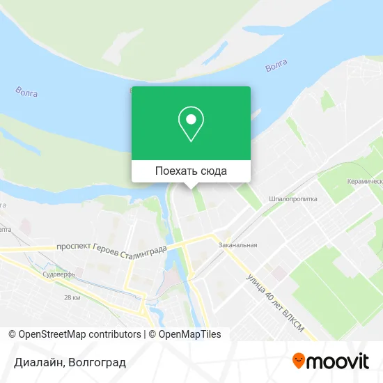 Карта Диалайн