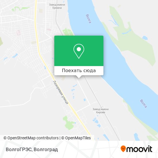 Карта ВолгоГРЭС