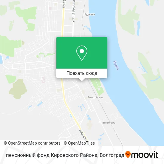 Карта пенсионный фонд Кировского Района