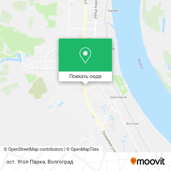 Карта ост. Угол Парка