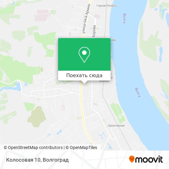 Карта Колосовая 10