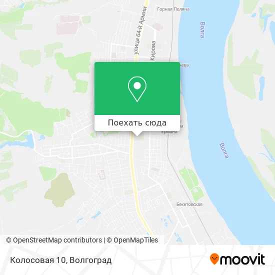 Карта Колосовая 10