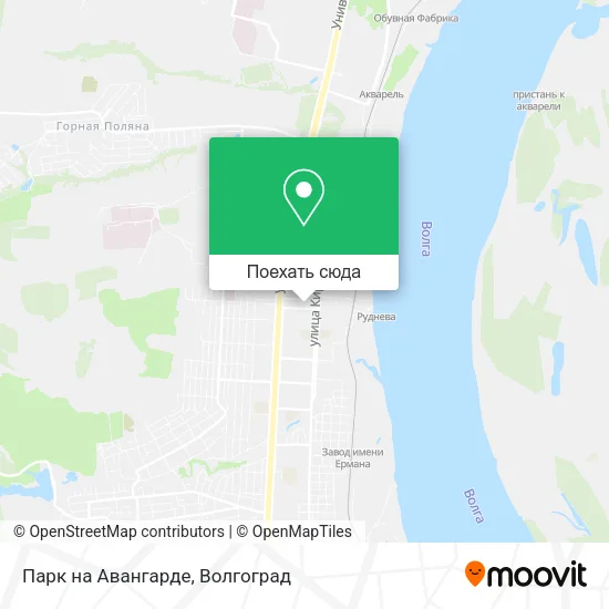 Карта Парк на Авангарде
