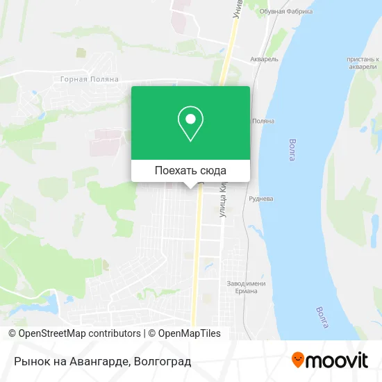 Карта Рынок на Авангарде