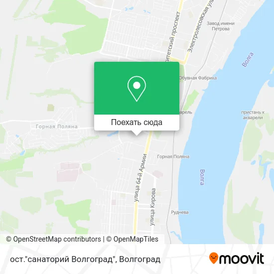 Карта ост."санаторий Волгоград"