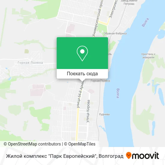 Карта Жилой комплекс "Парк Европейский"