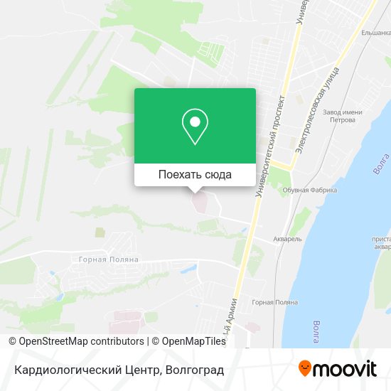Карта Кардиологический Центр