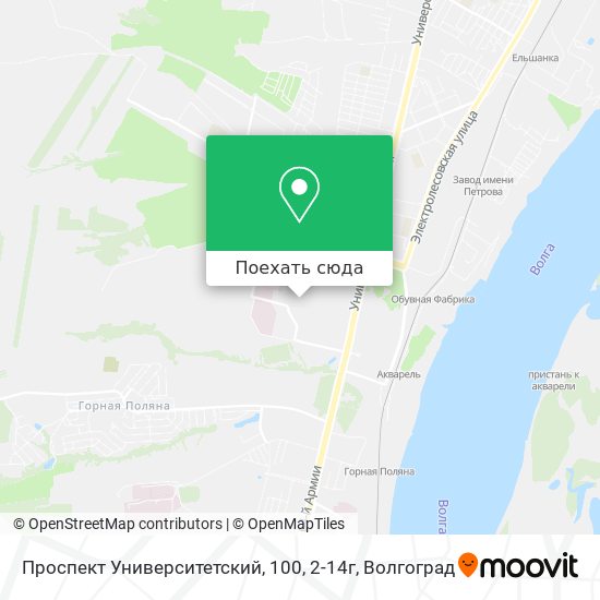 Карта Проспект Университетский, 100, 2-14г