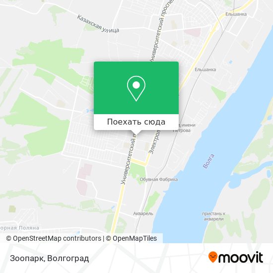 Карта Зоопарк