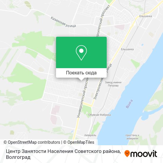 Карта Центр Занятости Населения Советского района