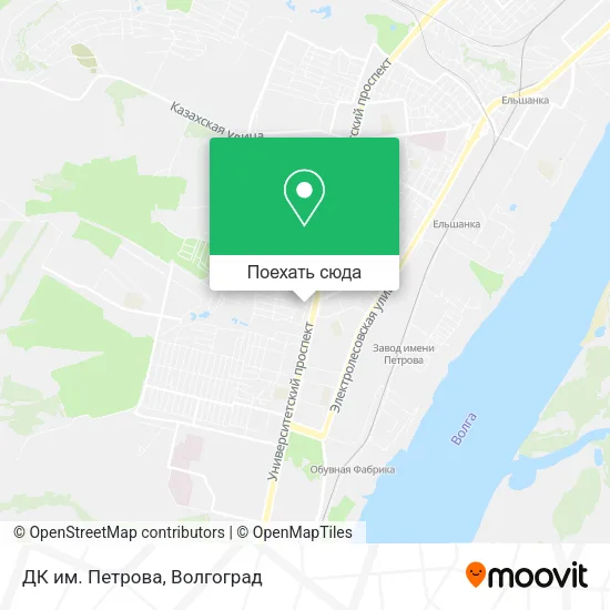 Карта ДК им. Петрова
