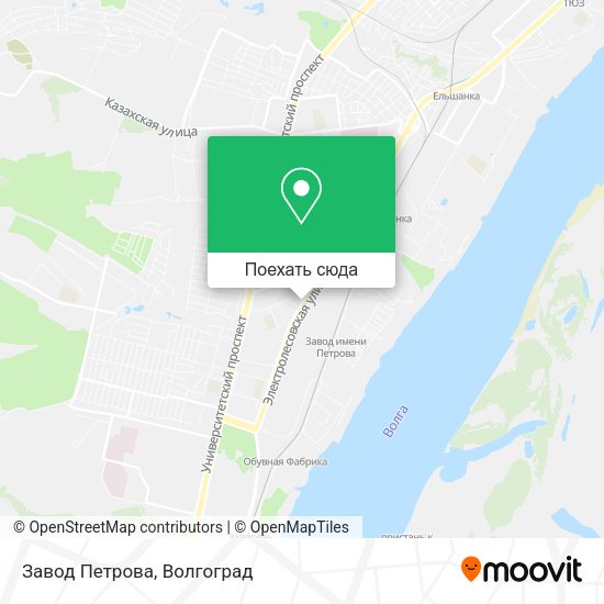 Карта Завод Петрова
