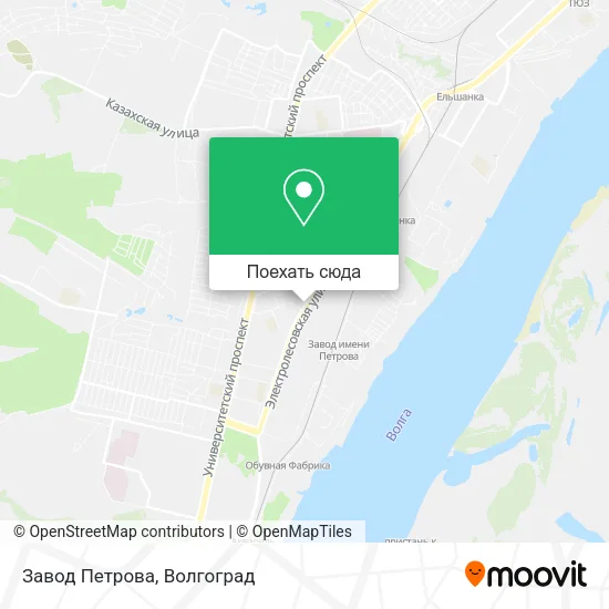 Карта Завод Петрова