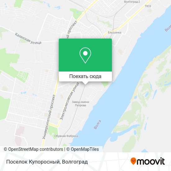 Карта Поселок Купоросный