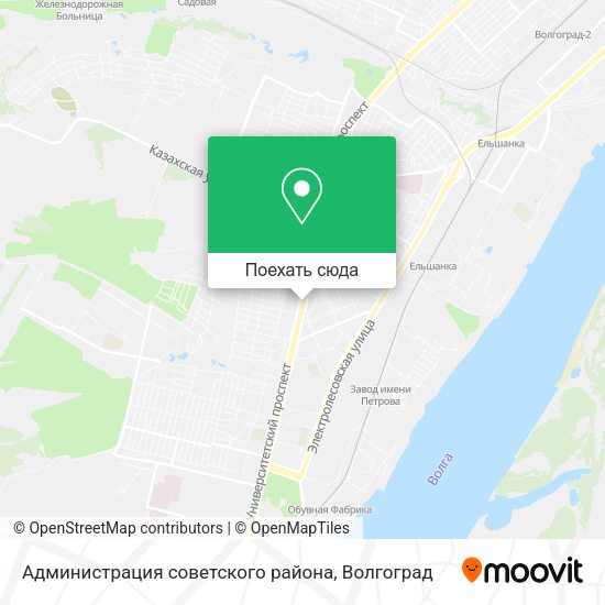Карта Администрация советского района
