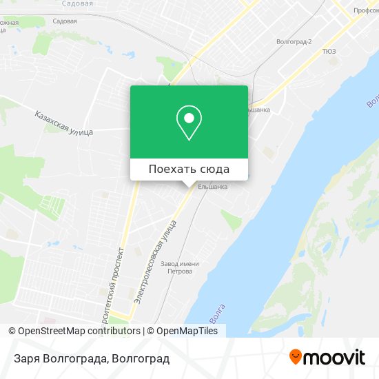 Карта Заря Волгограда