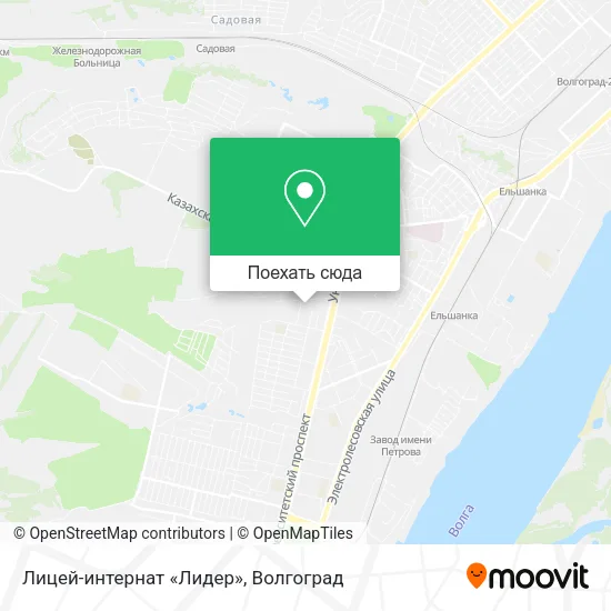Карта Лицей-интернат «Лидер»